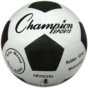  Rubber Soccer Balls (Size 4) by Olympia Sports   6 Pack 