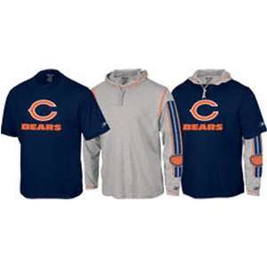 Chicago Bears NFL Youth Hoody & Tee Combo (Small)  Sports 