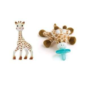  Sophie the Giraffe Baby Teether and Giraffe Wubbanub with 