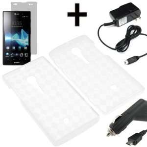  BW TPU Sleeve Gel Cover Skin Case for AT&T Sony Xperia Ion 