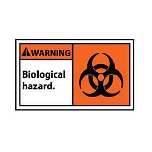    Graphic Machine Labels   Warning Biological Hazard