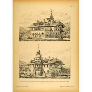  1894 Hotel Carl Sacher Institute Helenenthal Austria 