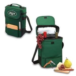  New York Jets Duet Style Wine and Cheese Tote (Hunter 
