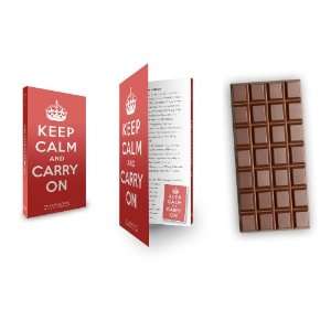 Chocolate Candy Bar Imported Milk Chocolate Keep Calm and Carry On