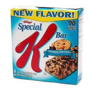 Special K Bars Cereal Bars, Chocolate Chip Cookie, 6 ea  
