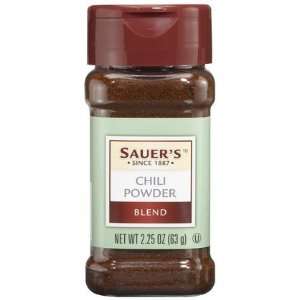 Sauers Chili Powder, 2.25 oz Jars, 6 pk  Grocery 