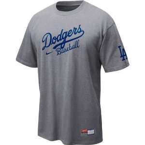  Los Angeles Dodgers 2011 Practice T Shirt (Grey) Sports 