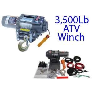   Atv Winch Complete Set with Solenoid Rocker Switch