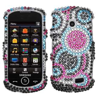 BUBBLE FULL BLING CELL PHONE CASE SAMSUNG SOLSTICE 2  