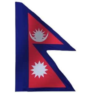  Nepal Flag 4X6 Foot Nylon PH Patio, Lawn & Garden