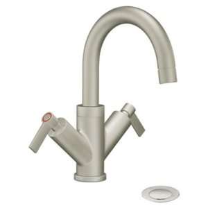 Solace Two Handle Single Hole High Arc Vessel Faucet with Lever Handle 