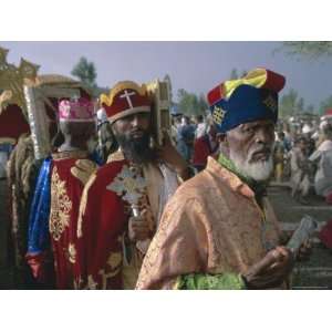  Portrait of Men in Procession During the Christian 