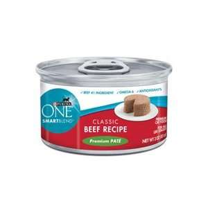   Beef Recipe Premium Pate Canned Cat Food 24/3 oz cans