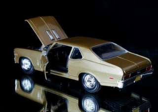1970 Chevrolet Nova SS MAISTO Diecast 124 Scale   Gold  