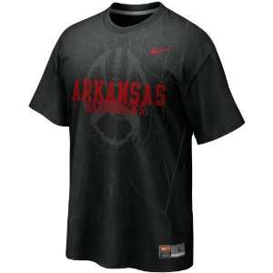  Nike Arkansas Razorbacks 2011 Football Practice T shirt 