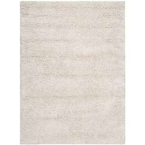  Nourison Shaggy Solid White 2.3 Feet by 3.9 Feet 