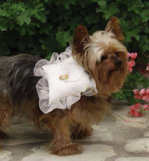 NEW Petite Wedding Ring Bearer Pillow for a small dog  