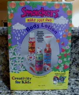 New SMACKERS Make Your Own Body Lotion ~ Creativity for Kids  