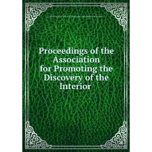  Proceedings of the Association for Promoting the Discovery 