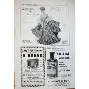 1906 Marshall Snelgrove Fashion Kodak Brown Polish