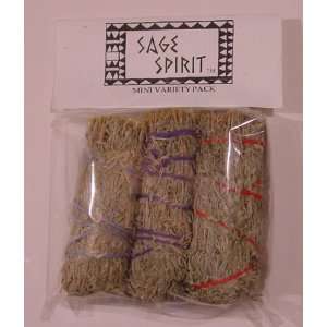 Sage Spirit Smudges Small Variety Pack of 3 Beauty