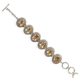  6.5+1.5 Oval Citrine Bracelet Jewelry