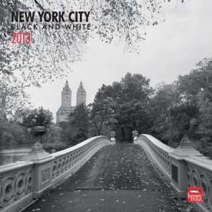  New York City Black & White 2013 Wall Calendar 12 X 12 
