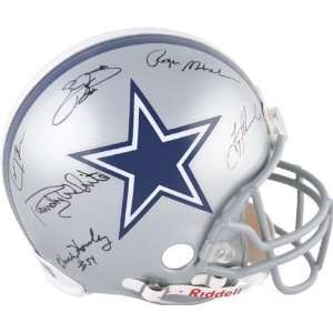  Dallas Cowboys Autographed Pro Line Helmet  Details 6 