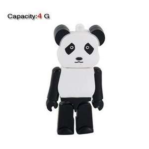  4GB Lovely Panda Flash Drive (Black and White 