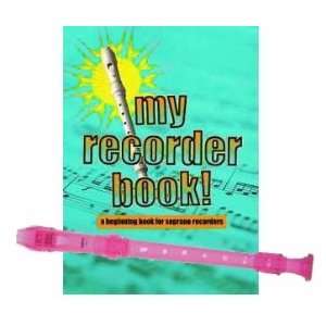   Pink Soprano Recorder with My Recorder Book Musical Instruments