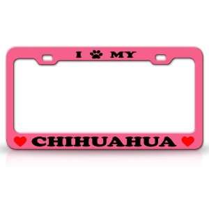  I PAW MY CHIHUAHUA Dog Pet Animal High Quality STEEL 