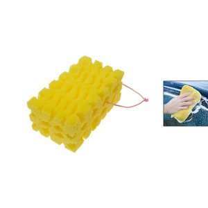  Yellow Car Washing Cleaning Sponge Block w. Hand Strap Automotive