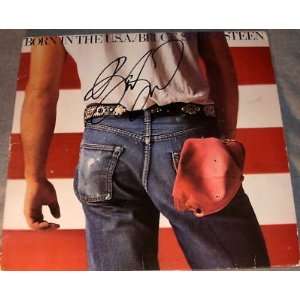  Bruce Springsteen Signed Autograph born In Usa Album 