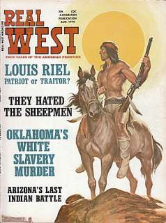 August 1970 Real West Magazine True Tales of the American Frontier 