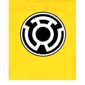 DC Graphitti Graphic Sinestro Corps Symbol Gold Hoodie  