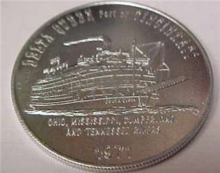 Delta Queen Cincinnati,OH(1971/72)Amer.Steamboat  9670C  