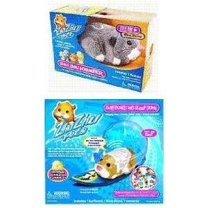   Zhu Pets Snowboard and Sleep Dome with 1 Random Hamster Toys & Games