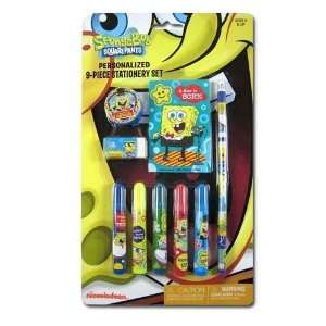  Spongebob 9Pc Stationery Set On Bc Case Pack 72 