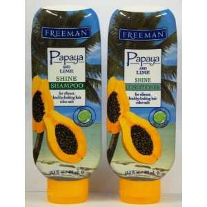 Freeman Papaya and Lime Shine Duo Pack Shampoo & Conditioner, 13.5 Oz