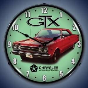  Plymouth GTX Lighted Advertising Clock