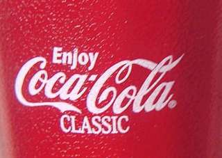   oz Red Plastic X Coca Cola Classic Coke Glasses   Oklahoma City  