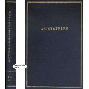   Werke in Deutscher Ubersetzung, Band 12 Hans Strohm Aristotle Books