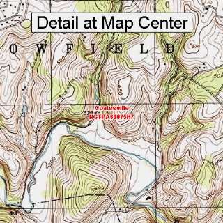  USGS Topographic Quadrangle Map   Coatesville 