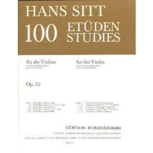  Sitt, Hans   100 Etudes, Op. 32. Book 5. For Violin 