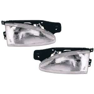  Hyundai Accent Hatchback Replacement Headlight Assembly 