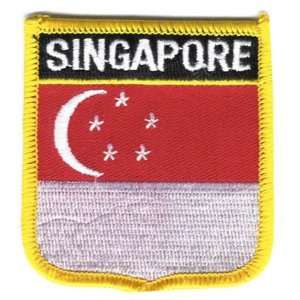  Singapore   Country Shield Patches Patio, Lawn & Garden