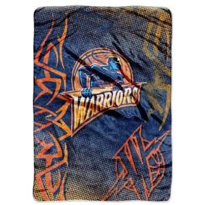  Golden State Warriors Royal Plush Blanket
