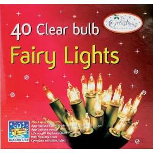  CHRISTMAS ITEMS   40 SHADELESS CLEAR FAIRY LIGHT   1 OF   FREE 