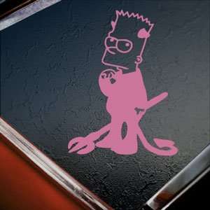  The Simpsons Pink Decal Bart Simpson Truck Window Pink 