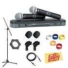 Shure PG288/PG58 Dual Vocal Handheld Wireless Microphone System DLX 2 